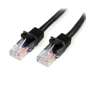 スターテック Startech.com カテゴリ5e LANケーブル 10m ブラック ツメ折れ防止RJ45コネクタ Cat5e UTPイーサネットケーブル
