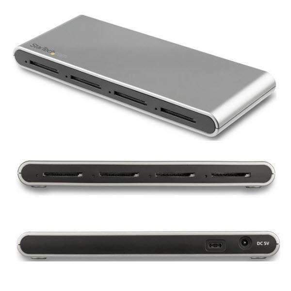 USB Type-C接続 SDカードリーダー 4スロット搭載 USB 3.1(10Gbps) SD ...