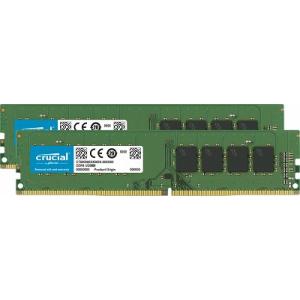 デスクトップパソコン 増設メモリ Crucial クルーシアル 32GB Kit(16GBx2)DDR4 3200 MT s(PC4-25600)CL22 Unbuffered DIMM 288pin デスクトップPC｜acceljapan