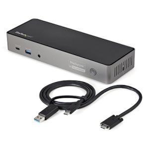 USB-C USB-A対応ドッキングステーション 3面モニター対応ノートパソコン 4K60Hz対応H...