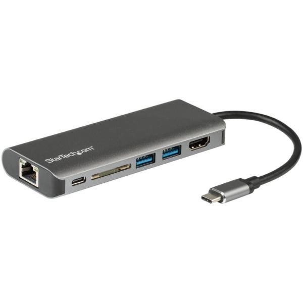USB Type-C接続マルチアダプタ SDカードリーダー USB PD 3.0 4K HDMI ギ...