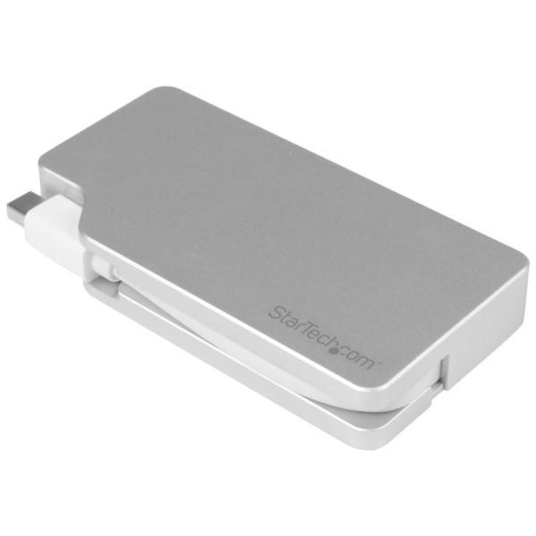 ミニディスプレイポート(オス)-VGA(メス) DVI-D(メス) HDMI(メス) トラベルAVア...