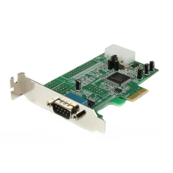 シリアル1ポート増設ロープロファイルPCI Expressインターフェースカード 1x RS232C...