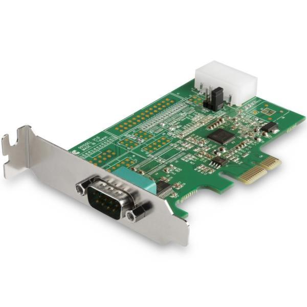 RS232Cシリアル1ポート増設PCIeカード 16950 UART ロープロファイル 標準プロファ...
