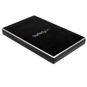 スターテック アルミ製USB3.0接続SATA対応外付け2.5インチHDD/SSDハードディスクケース SuperSpeed USB 3.0 Micro-B メス-SATAレセプタクル