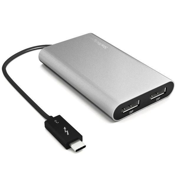 Thunderbolt 3 - 2ポートDisplayPort変換アダプタ 4K 60Hz Mac ...