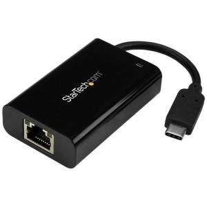 USB-C接続ギガビット有線LANアダプタ USB給電(Power Delivery)2.0対応 USB Type-C オス - GbE(RJ45) メス スターテック StarTech.com 2年保証