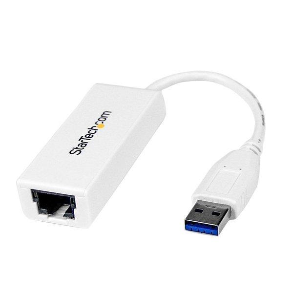 USB 3.0-Gigabit Ethernet LANアダプタ (ホワイト) 10 100 100...