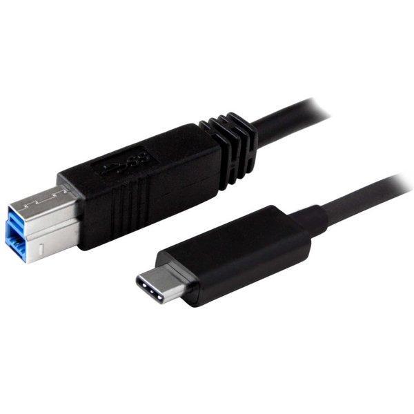 USB 3.1ケーブル 1m ブラック タイプB オス (9ピン) - Type-C  USB-C ...