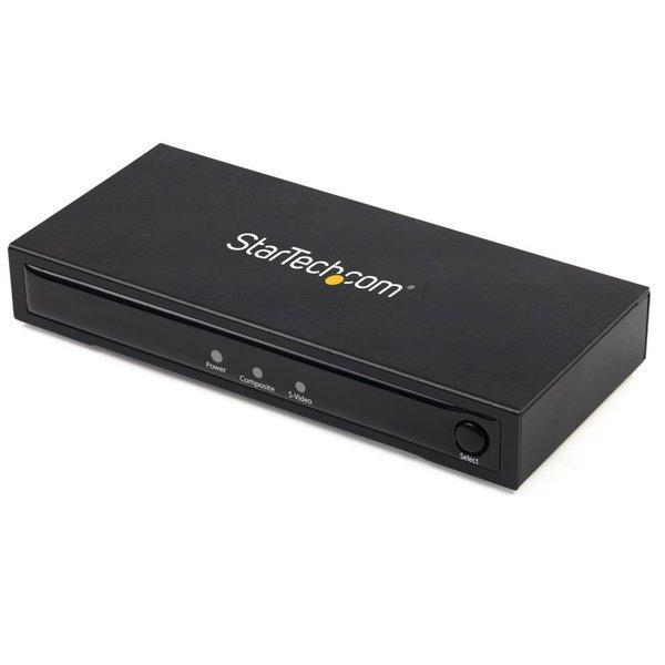 RCAコンポジット S端子-HDMI 変換アダプタコンバータ オーディオ出力対応 720p NTSC...