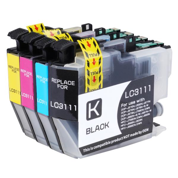brother ブラザー LC3111 互換インク プリンターインク インクカートリッジ 4本セット...