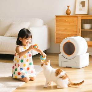 新品 自動猫トイレ ネコトイレ 全自動 64L...の詳細画像3