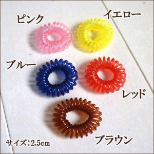ヘアゴム ヘアアクセサリー カラー スプリング...の詳細画像1