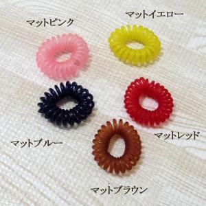ヘアゴム ヘアアクセサリー カラー スプリング...の詳細画像2