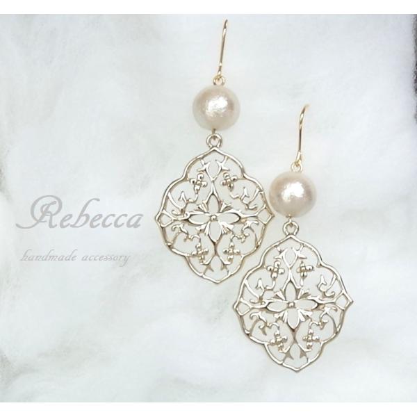 ピアス 日本製 樹脂ピアス変更可 大振り アレルギー対応 華やか