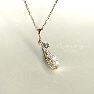 ネックレス スワロフスキークリスタル使用&パー...の詳細画像2