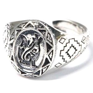 Indian Jewelry インディアンジュエリー リング ココペリ 精霊