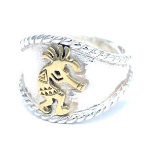 Indian Jewelry インディアンジュエリー リング ココペリ 精霊