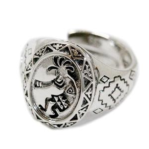 Indian Jewelry インディアンジュエリー リング ココペリ 精霊