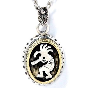 インディアンジュエリー（刻印有）STERLING ココペリ シルバー