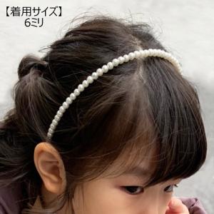 カチューシャ ワイヤー パール 3タイプ シン...の詳細画像3