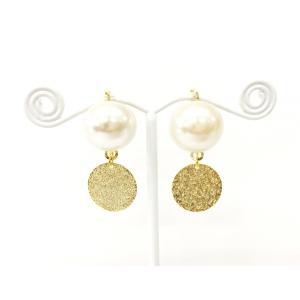 CELINE（セリーヌ） イヤリング ヴィンテージ トリオンフ メタル