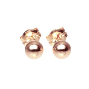 ピアス レディース 丸玉ピアス ボールピアス K18 18金 ピンクゴールド 3.5mm 即納 爆買
