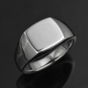 指輪 メンズ 印台リング ダイヤモンド 0.10ct 一粒 プラチナ リング