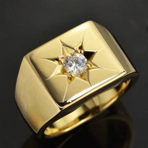 希少 K24 純金 リング 指輪 日本サイズ＃21.5号 重量約56.0g 印台 金