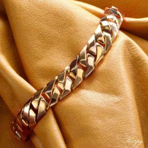 喜平 ブレスレット 18金 K18 メンズ ピ...の詳細画像1