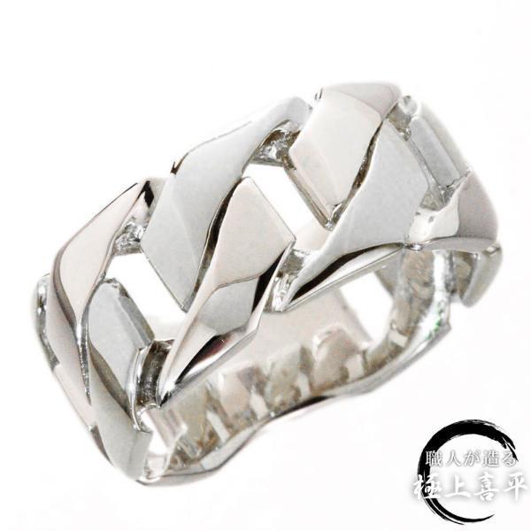 プラチナ 喜平 リング メンズ 指輪 地金 プラチナ Pt900 幅広 男性用 ごつい 太め プレゼ...