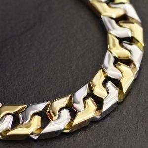 喜平 ブレスレット 18金 K18 メンズ プ...の詳細画像4