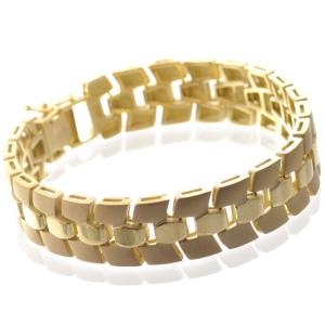 ブレスレット メンズ 18金 18k k18 ゴールド 艶消し 地金 19cm 男性 地金 30代 40代 50代 爆買