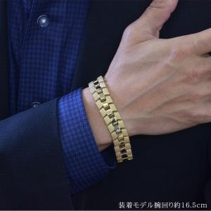 ブレスレット メンズ 18金 18k k18 ...の詳細画像2
