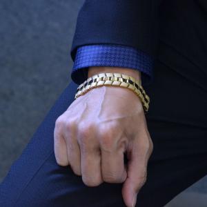 ブレスレット メンズ 18金 18k k18 ...の詳細画像3