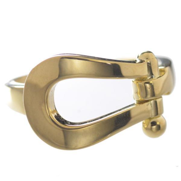 メンズリング 18金 指輪 リング K18 ゴールド ベルトモチーフ 地金 男性 日本製 幅広 ごつ...