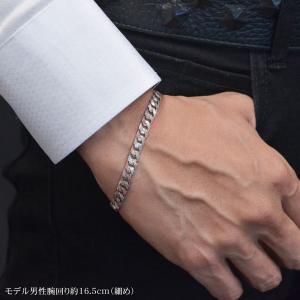 喜平ブレスレット 18金 K18PG メンズ ...の詳細画像3