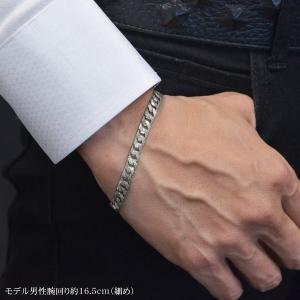 喜平 ブレスレット プラチナ Pt900 リバ...の詳細画像1