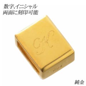 5gインゴットペンダントトップ K24YG K18YG 長方形 クレディスイス
