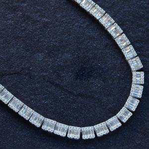 和光 WAKO テニスネックレス プラチナ ダイヤモンド Pt950 9.51ct 