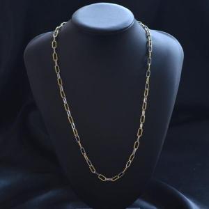 ネックレス メンズ K18 プラチナ コンビ ...の詳細画像3