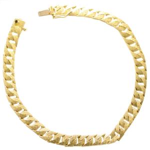 喜平 ブレスレット K18 18K 18金 メンズ ゴールド 20cm リバーシブル 日本製 刻印入り キヘイ 細身 5mm幅 シンプル プレゼント ギフト