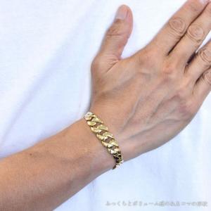 喜平 ブレスレット 18金 K18 メンズ グ...の詳細画像1