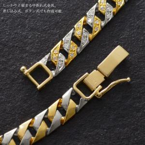 喜平 ブレスレット メンズ K24 ダイヤモン...の詳細画像2