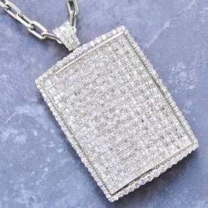 プラチナ メンズネックレス ダイヤモンド 20...の詳細画像1