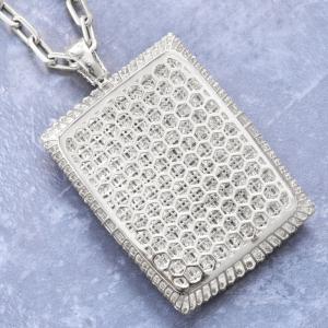 プラチナ メンズネックレス ダイヤモンド 20...の詳細画像2