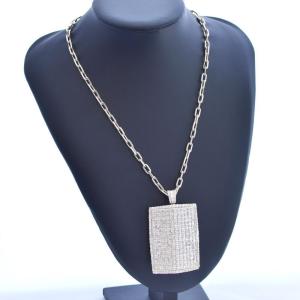 プラチナ メンズネックレス ダイヤモンド 20...の詳細画像5