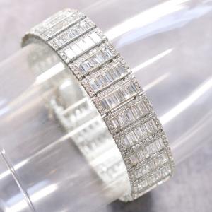 ブレスレット メンズ 18金 18k K18WG...の商品画像