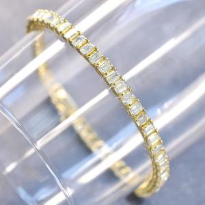 テニスブレスレット メンズ K18 18金 18k サファイア グラデーション