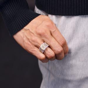 メンズ リング 指輪 プラチナ ダイヤモンド ...の詳細画像1